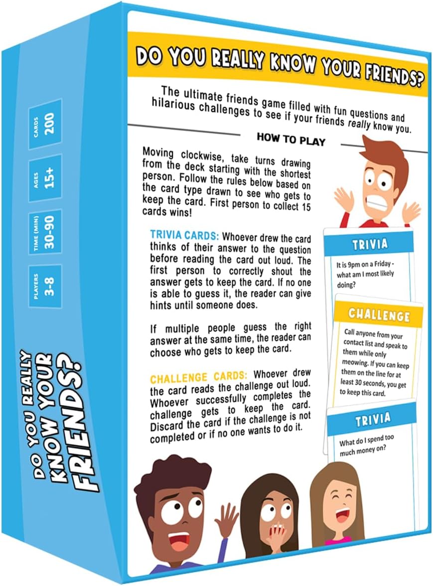 DO YOU REALLY KNOW YOUR FRIENDS? DO YOU REALLY KNOW YOUR FRIENDS?